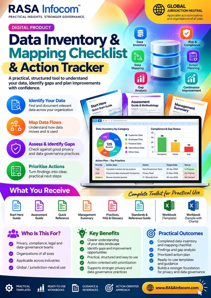 Data Inventory & Mapping Checklist & Action Tracker cover