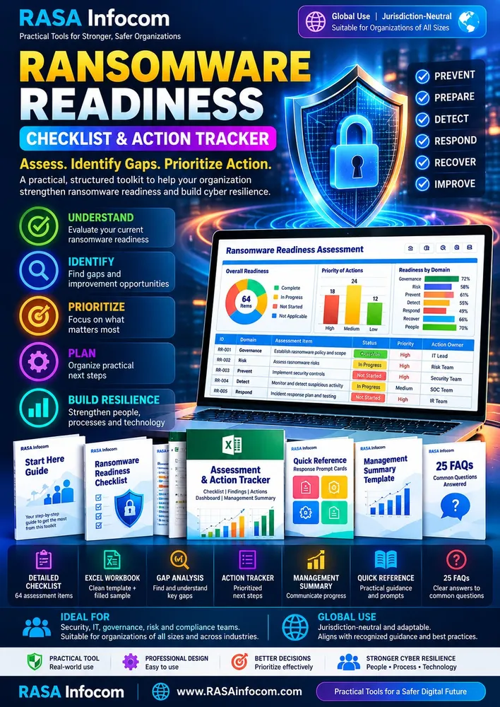 Ransomware Readiness Checklist & Action Tracker cover